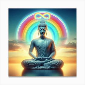 Rainbow Buddha 1 Canvas Print