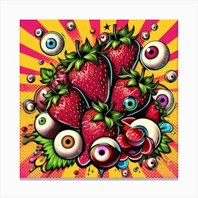 Strawberry Eyes Canvas Print