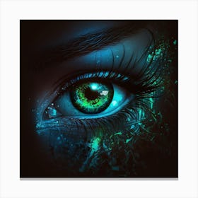 Green Eye Canvas Print