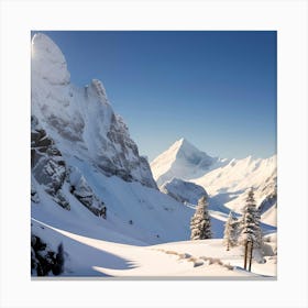 Alpine Landscape Canvas Print