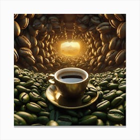 Coffee Beans 160 Canvas Print