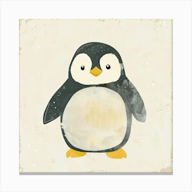 Charming Illustration Penguin2 Canvas Print