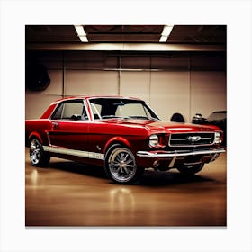 Ford Car Automobile Vehicle Automotive American Brand Logo Iconic Heritage Legacy Innovat Canvas Print