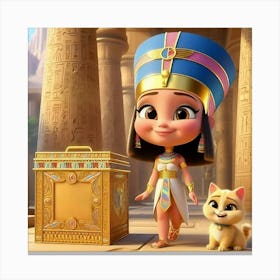 Egyptian Princess Canvas Print