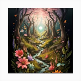 Forest Path Canvas Print