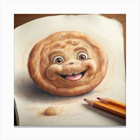 Cookie With A Smile Canvas Print