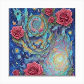 Roses In The Sky Canvas Print