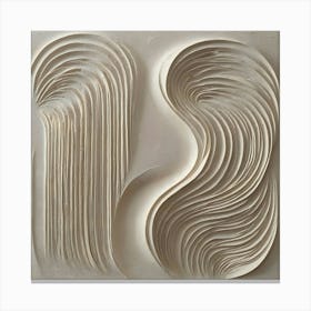 Wavy Lines 6 Canvas Print