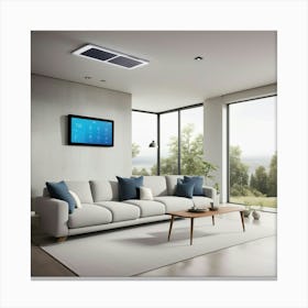 Modern Living Room 4 Canvas Print