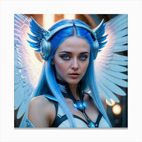 Blue Angel 4 Canvas Print