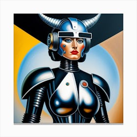 'The Robot Woman' Canvas Print