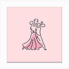 Ballroom Dancers 1 Canvas Print