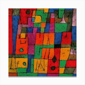 Abstract Shapes Canvas Print