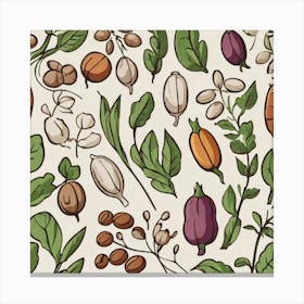 Legumes As A Logo (57) Canvas Print