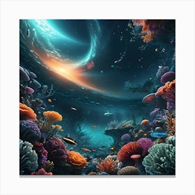 Depths Of The Imagination 21 Canvas Print