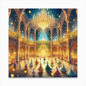 Cinderella'S Ball 2 Canvas Print
