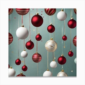 Christmas Ornaments 135 Canvas Print