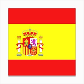 Spanish Flag Canvas Print