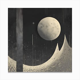 Moonscape Canvas Print