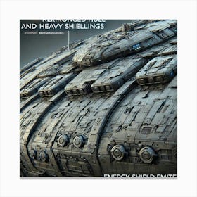 A Detailed Close Up View Of The Reinforced Hull An Converted Canvas Print