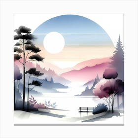 Landscape Painting 70 Canvas Print