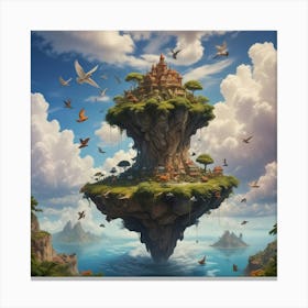 Island In The Sky 7 Canvas Print