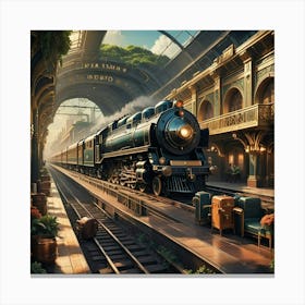 Train Station 1 Canvas Print