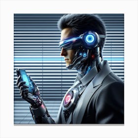 Futuristic Man 49 Canvas Print