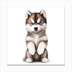 Husky Puppy Canvas Print