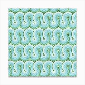 Colorful Retro Pattern 16 Canvas Print