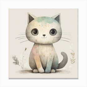 Cute Cat Canvas Print