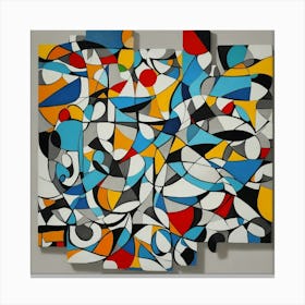 Default Modern Abstract Forms Shapes Unique Design Picasso Sty 0 Canvas Print