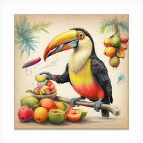 Toucans 2 Canvas Print