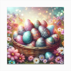 Eggs In A Basket Canvas Print