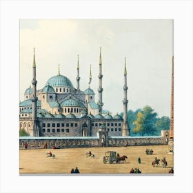 Blue Mosque, Istanbul Canvas Print