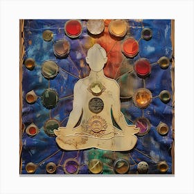 Chakra Meditation Canvas Print