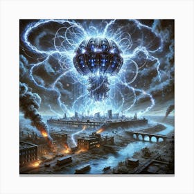 Plasma Storm Generator Canvas Print