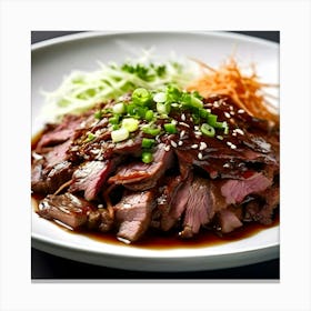 Asian Beef Dish Toile