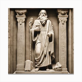 Statue Of Jesus Canvas Print