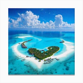 Leonardo Diffusion Xl This Is The Beautiful Beautiful Island O 0 Canvas Print