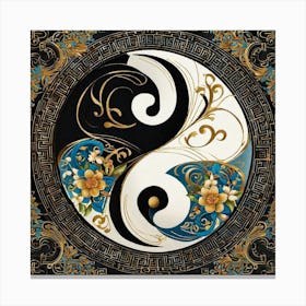 Yin Yang 67 Canvas Print