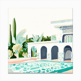 Beautiful pool Canvas Print