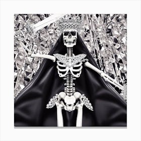 Skeleton Queen 4 Canvas Print