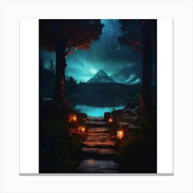 Twilight Forest 1 Canvas Print