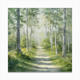 Path In The Woods 5 Canvas Print