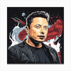 Elon Musk 5 Canvas Print