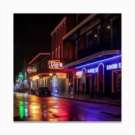 New Orleans At Night Canvas Print