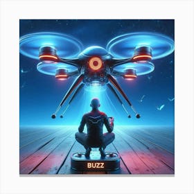 Buzz Command Canvas Print