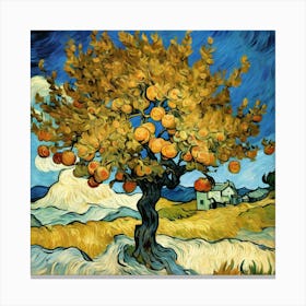 Orange Tree Canvas Print