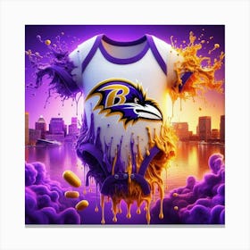 Baltimore Ravens 4 Canvas Print